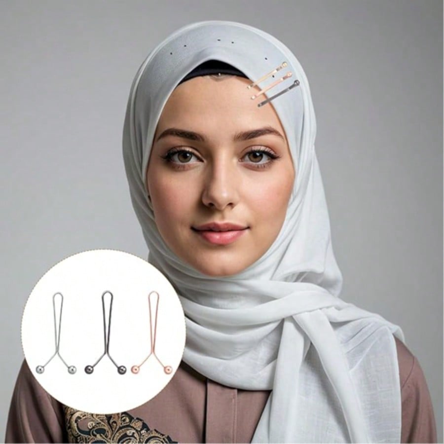 Women'S Jeans Accessories - 12 adet Kadın Eşarp Klipsleri Tesettür