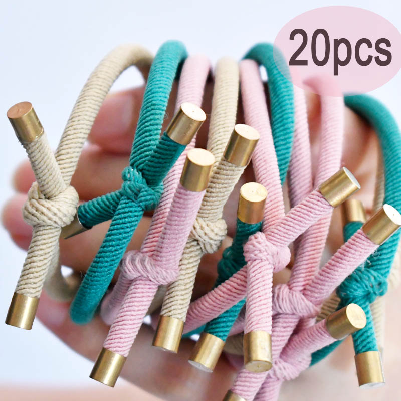 Women Accessories In Wholesale - 20 adet/paket kadın elastik saç lastik