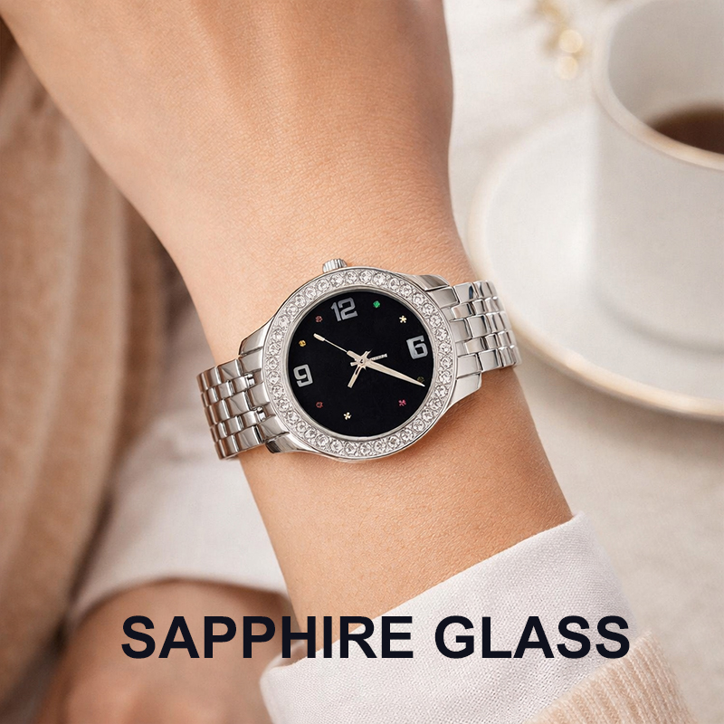 Women'S Accessories To Wear With Watch - Kadın Modası Elmas Saat Su Geçirmez