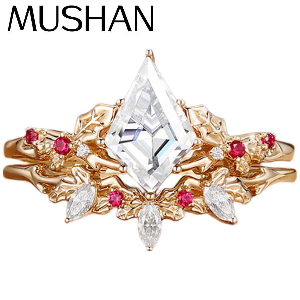 Wrap Ring Gold - MUSHAN Özel Tasarım Takı 925 Ayar