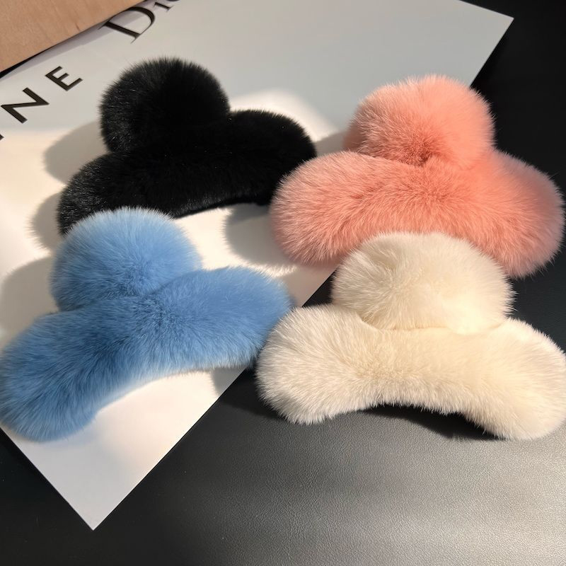 Kış Faux kürk saç pençe tavşan - Women'S Winter Accessories Set incelemesi ve fiyatı