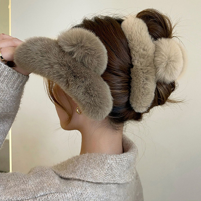 Kış Faux kürk saç pençe tavşan - Women'S Winter Accessories Set incelemesi ve fiyatı