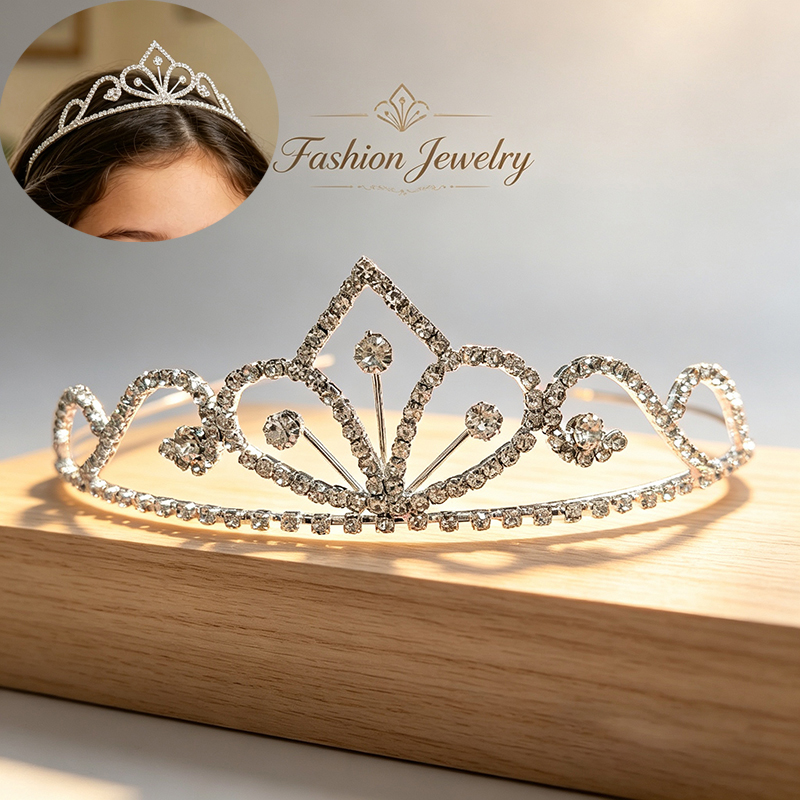 Gümüş Renkli Yapay Elmas Gelin - Queen Accessories incelemesi ve fiyatı