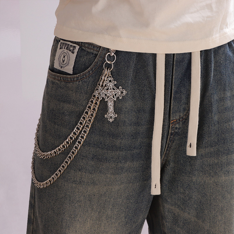 Moda Punk Metal Pantolon Zinci - Women'S Jeans Accessories incelemesi ve fiyatı
