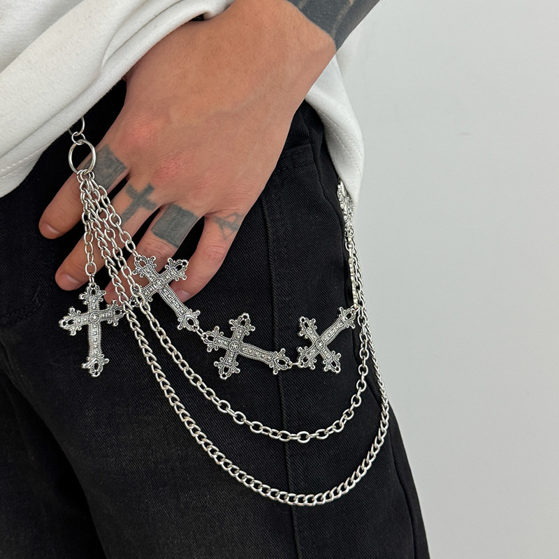 Moda Punk Metal Pantolon Zinci - Women'S Jeans Accessories incelemesi ve fiyatı