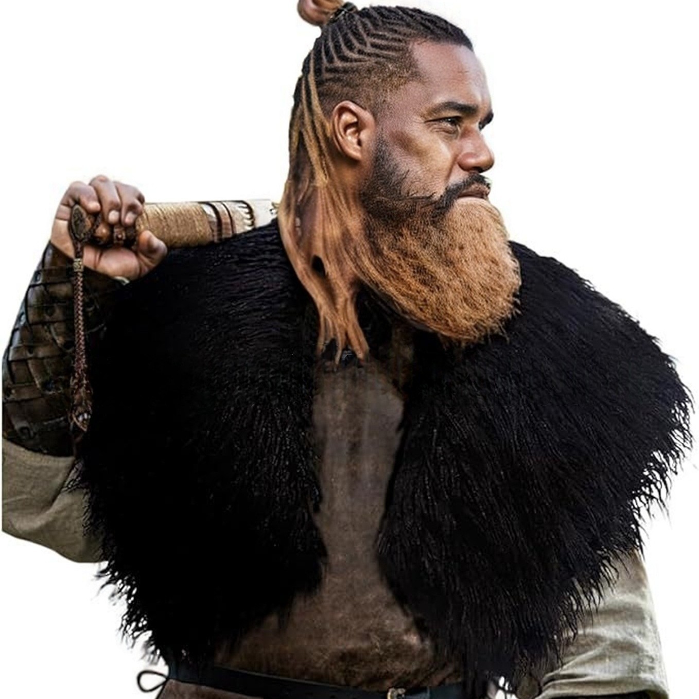 Kürk Yaka Kış Giyim Kral Savaş - Women'S Viking Accessories incelemesi ve fiyatı