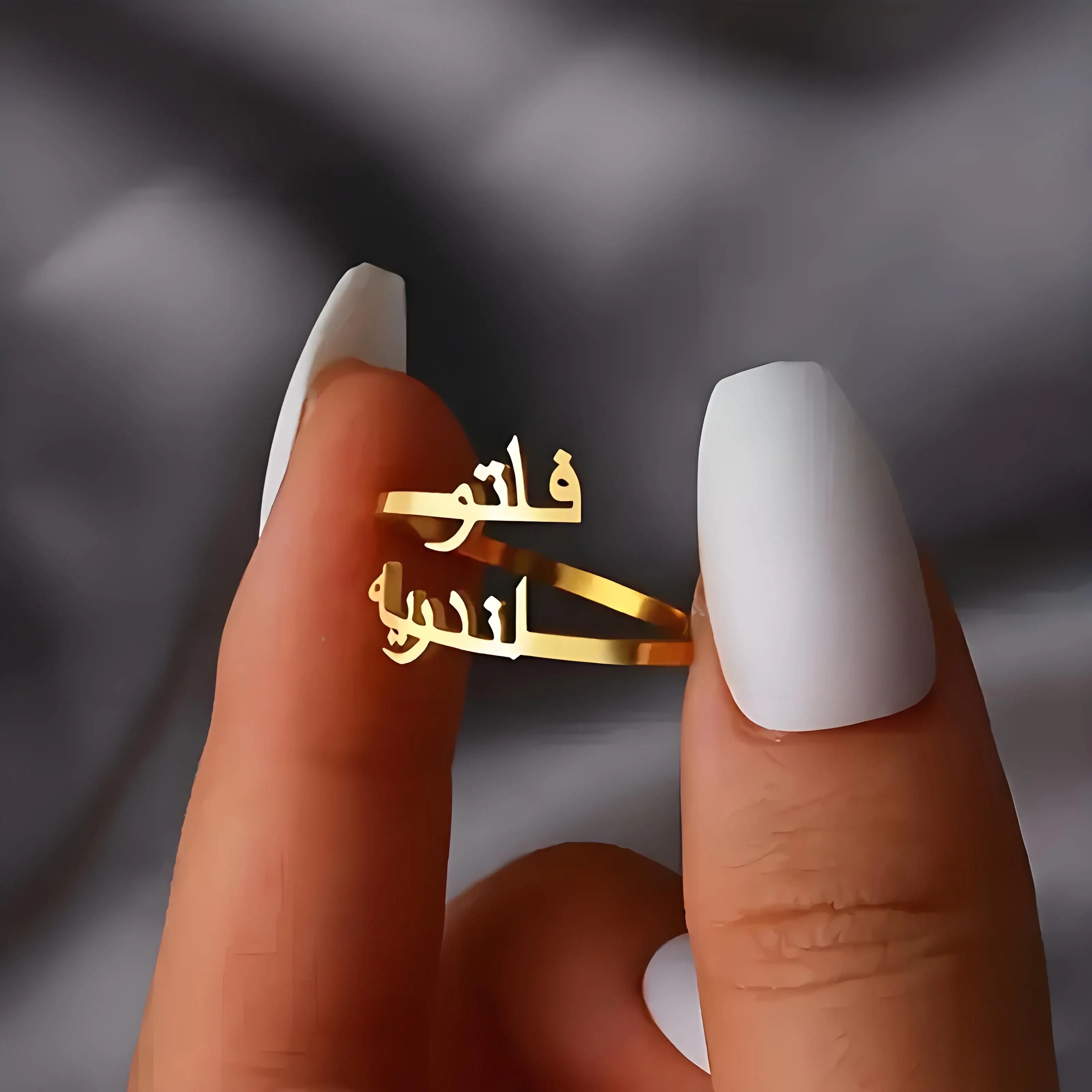 Kişiselleştirilmiş Arapça Harf - Wrap Ring Gold incelemesi ve fiyatı