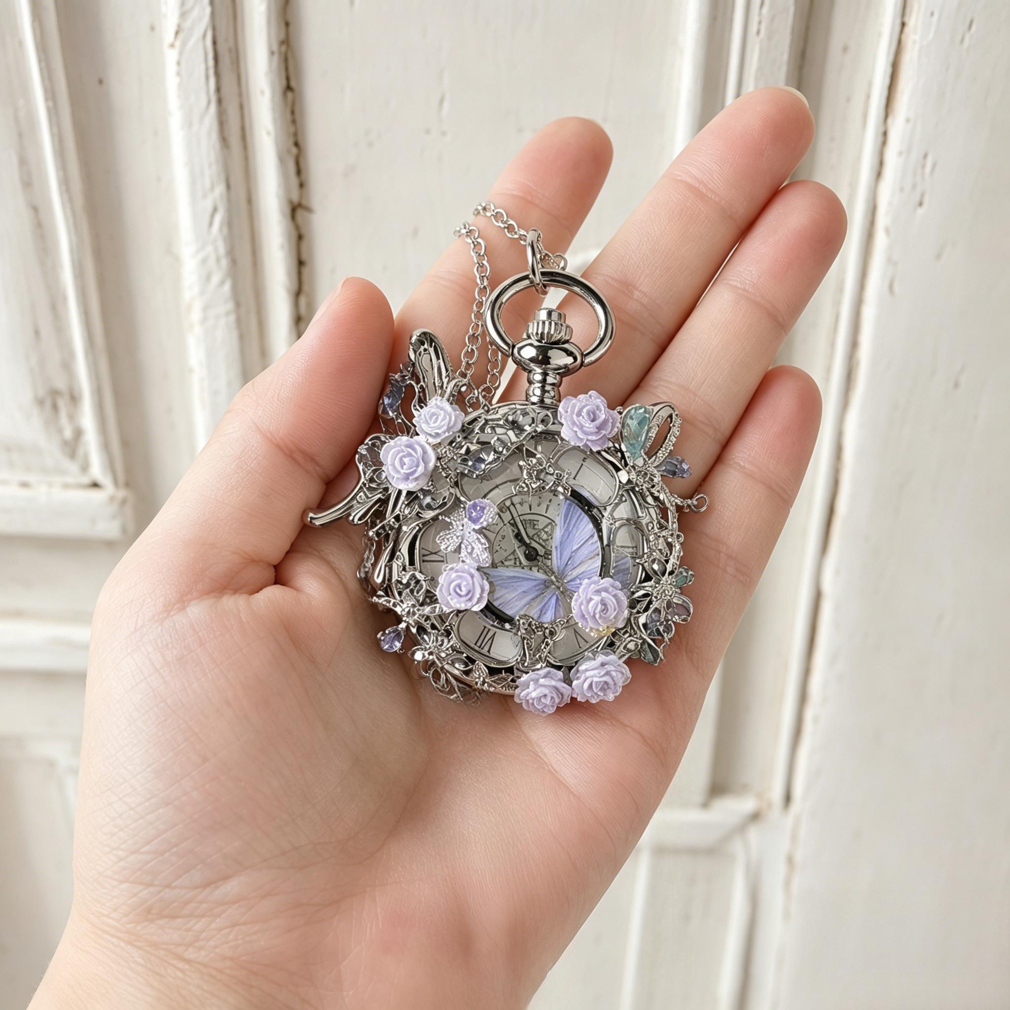 El Yapımı Vintage Kelebek Cep  - Women'S Accessories To Wear With Watch incelemesi ve fiyatı