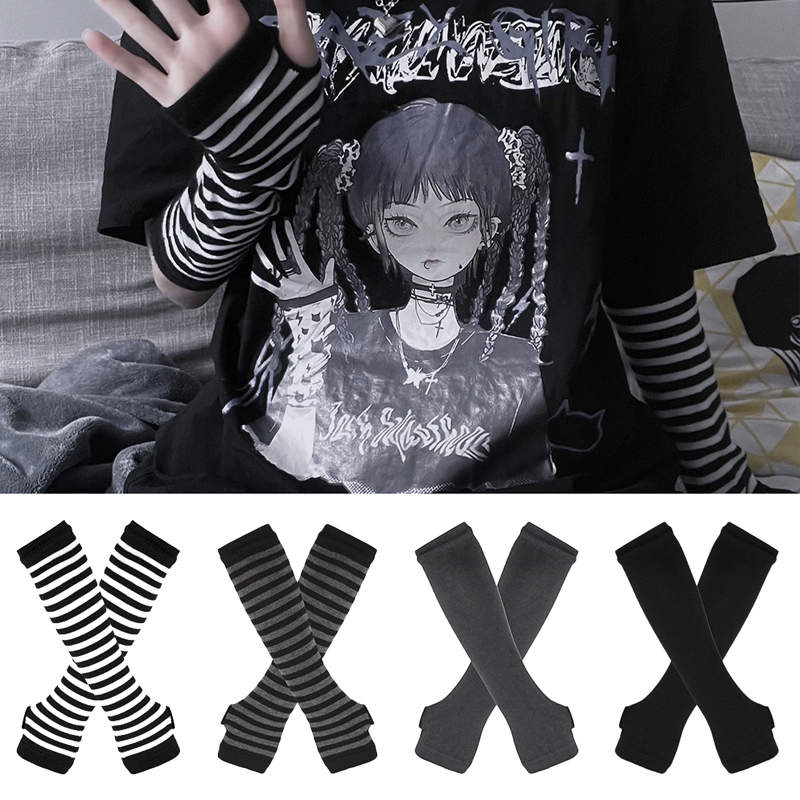 Kadınlar Uzun Kollu Gotik Çizg - Women'S Winter Accessories Set incelemesi ve fiyatı