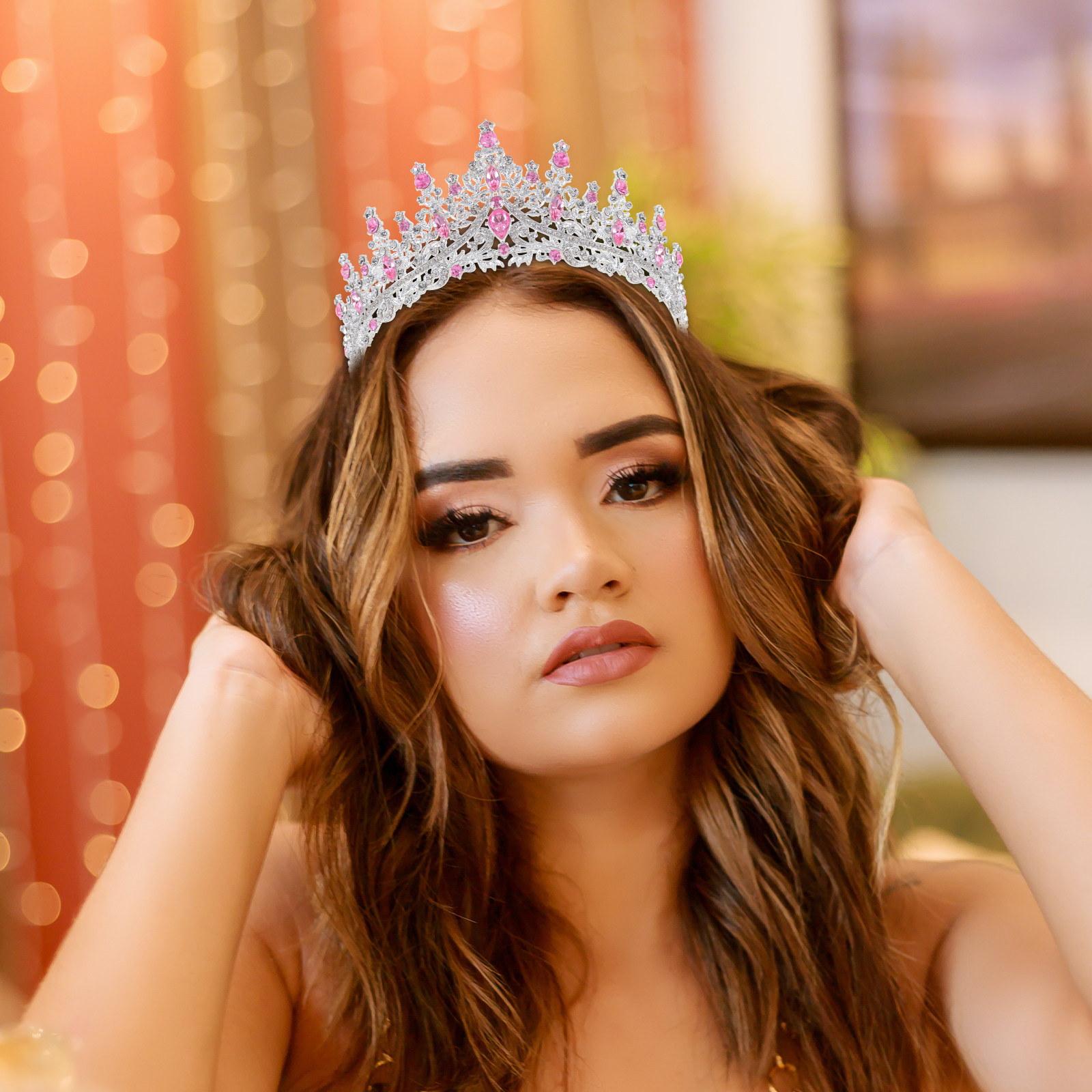 Taşlı Taç Saç Bandı Zarif Geli - Queen Accessories incelemesi ve fiyatı